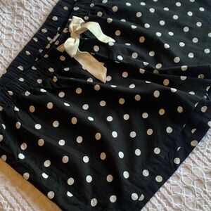 Old Navy Black and White Polka Dot Shorts